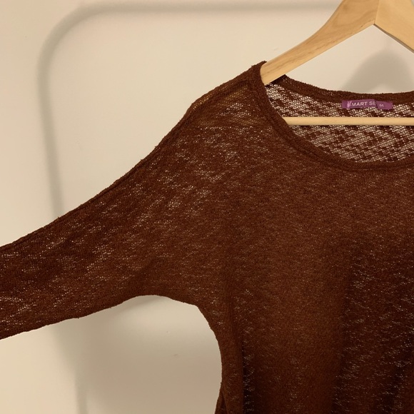 Dark Orange Mid Sleeve Shirt - Picture 2 of 5